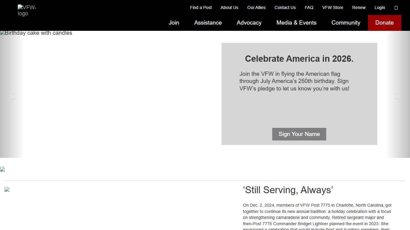 The Veterans of Foreign Wars of the U.S. - VFW